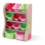 Step2 Fun Time Room Organizer storage bins (Tropical/Pink)